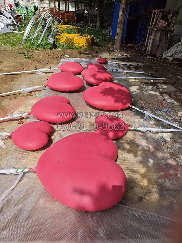 泡雕愛(ài)心插件雕塑